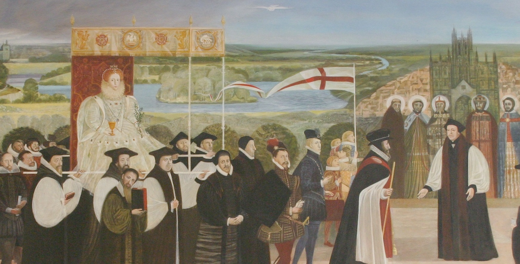 Elizabeth I Visiting Canterbury