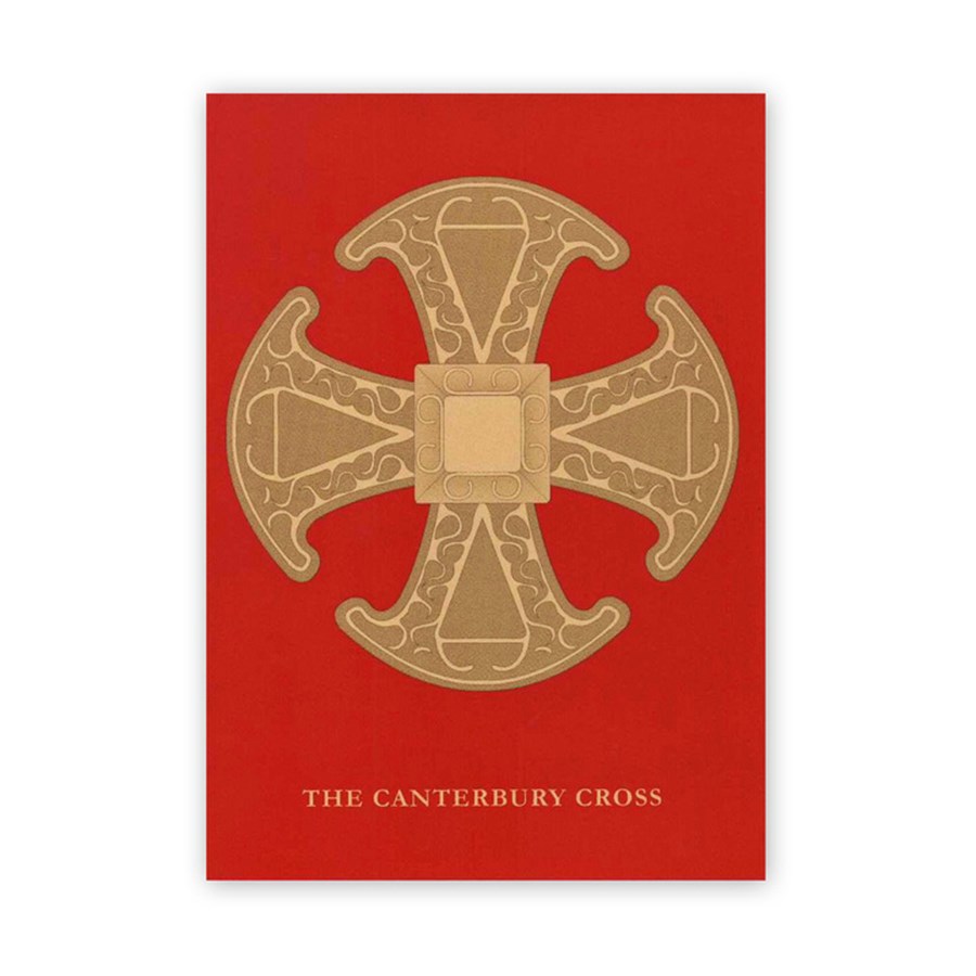 Image of Canterbury Cross Card Red 5055187047428 720