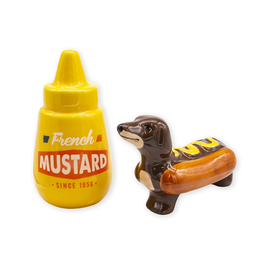 Image of Dog Mustard Salt Pepper