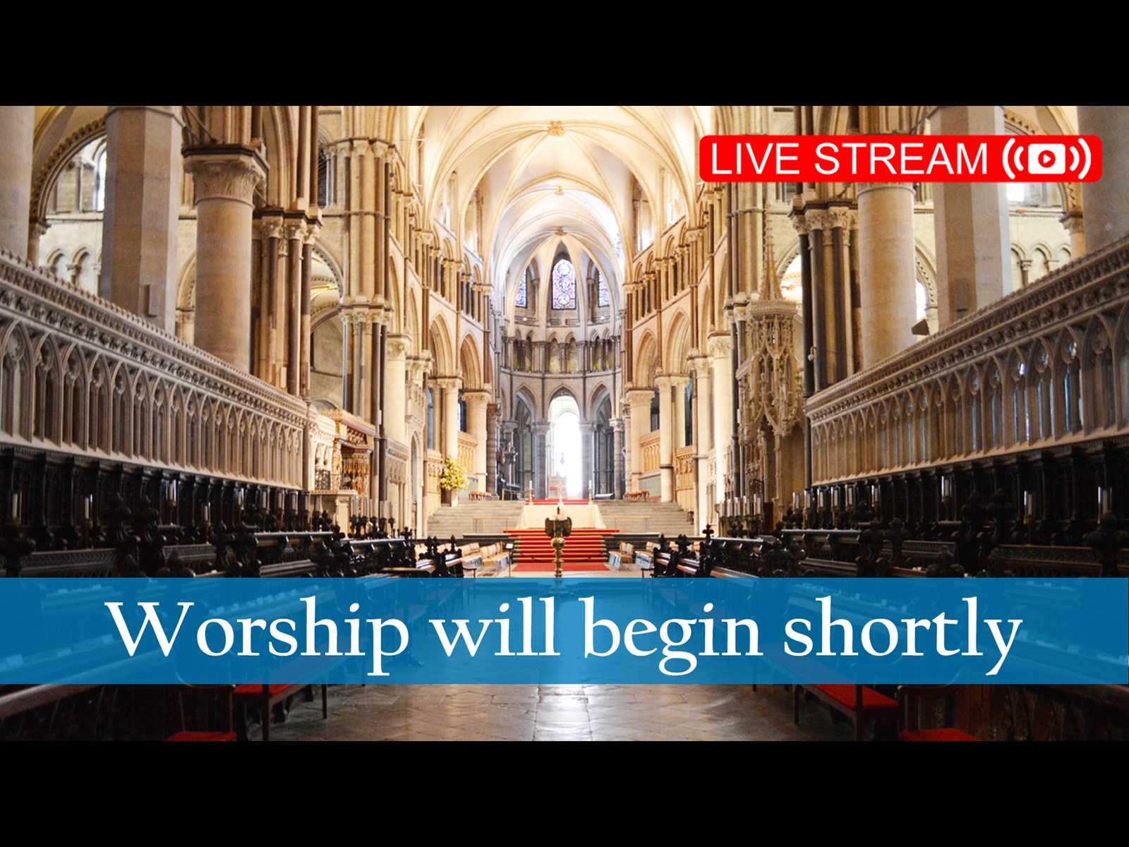 Online worship Canterbury Cathedral