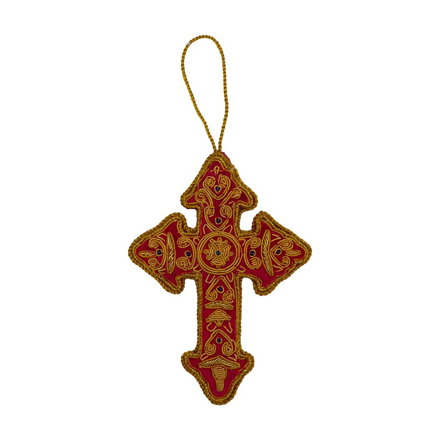 Embroidered Medieval Cross Decoration | Canterbury Cathedral